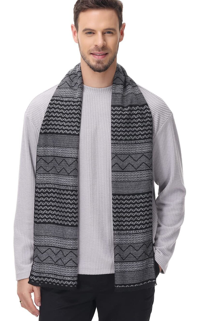 9776 Scarves Winter Warm Fashion Formal Classic Long Soft Scarf Holiday